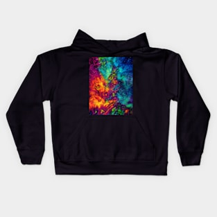 Psychedelic Abstract Tie Dye Kids Hoodie